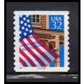 2913v 32c U.S. Flag Over Porch Very Fine MNH LG...