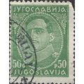 YUGOSLAVIA, King Alexander I, green 1931, 0.50D