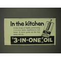 1955 3-in-One Oil Ad - In The Kitchen