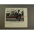 1960 Miranda Automex Camera Ad - Look at the Pr...