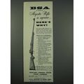 1961 BSA Majestic Rifle Ad - Is Supreme