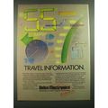 1988 Delco Electronics Ad - Travel Information