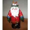 House of Hatten Ornament - Santa with Candle Wr...