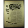 1953 Buick Cars Ad - Up goes the power of every Buick