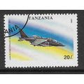 TANZANIA 1993 MILITARY AIRCRAFT 20s ALPHA JET S...