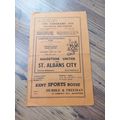 1962/63 Maidstone Utd vs St Albans City - South...