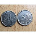 Belgium 1987 50 Franc Belgique (French Text) Coin