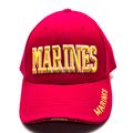 Marines Embroidered Red Hat, United States USMC...