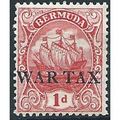 Bermuda 1918 SG56 1d Red WAR TAX Mounted Mint ....