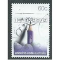 AUS 2012 60c 'COMPULSORY ENROLMENT' FINE USED (...