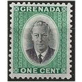 Grenada 1951 SG173 1c Black & Emerald Green Mou...