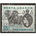 KUT 1954 SG169 15c Black & Light Blue Fine Used ..