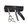 Barbershop Shears + Shaving Old Fashion Classic...