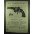 1954 Colt Trooper Model Revolver Ad - Heavy Duty