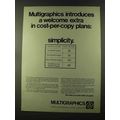 1973 Addressograph Multigraph Ad - Multigraphics