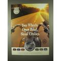 1997 Skoal Tobacco Ad - Two Wheels Open Road