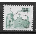 BRAZIL 1986 BUILDINGS 100CZ GREEN CHURCH OF OUR...