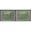 ZAYIX - Albania 148 Used 5q yellow green Kanina...