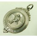 Vintage Solid Silver Watch Chain Fob Medal DHC ...