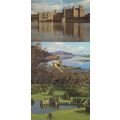 Leeds Castle 3x Spectacular Aerial River Postca...