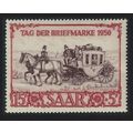 Saar Stamp Day 1950 MH SG#288