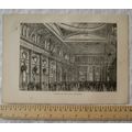 intage engraving Interior of the Royal Exchange