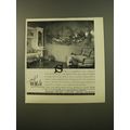 1961 Van Luit & Co. Stag Wallpaper Advertisement