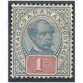Sarawak 1899 SG36 1c Grey-Blue & Rosine Mounted...