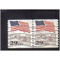 1991 USA flag over rushmore 29c f/u sga2562