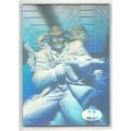 BATMAN HOLO SERIES ' SILVER ' card # 8 ( 1996 )