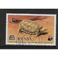 KENYA 1977 ENDANGERED SPECIES 50c PANCAKE TORTO...