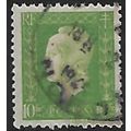 Mi 725: 10 Fr. yellow-green Definitive Stamp: M...