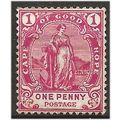 Cape of Good Hope 1893 SG59a 1d Carmine Mounted...