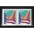 3280 33c U.S. Flag Over City Very Fine MNH CNP ...