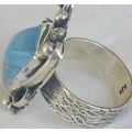 Turquoise press ring SR65