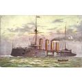 Naval HMS KING ALFRED Tuck Oilette Postcard (9082)