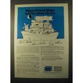 1970 Holland America Cruises Ad - Warm Friend Ships