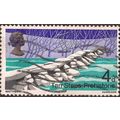 GB, BRIDGES: Tarr Steps, violet blue 1968, 4d