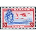 Bahamas 1938 8d ultramarine & scarlet SG 160 un...