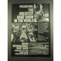 1982 Miami International Boat Show Ad - Present...