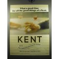 1971 Kent Cigarettes Ad - What a good time for all the good things of a Kent