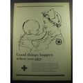 1960 Red Cross Ad - Good things happen when you give