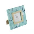 Beach Theme Photo Frame Blue with Anchors 15 CM...
