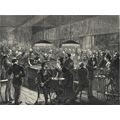PLAYING POOL IN A PARIS CAFE 1872 Horace Harral...