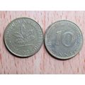 1984j 10 Pfennig Germany Coin