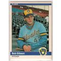 1984 Fleer baseball card #201 Bob L. Gibson RC ...
