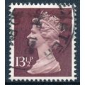 GB SG X945, 13 1/2p purple-brown Machin, VF use...