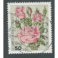 BERLIN -1982 50pf +20 'HUMANITARIAN - ROSES' FI...