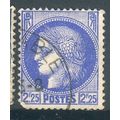 France 1938 (perf) - SG591b - 2fr.25 blue - Cer...