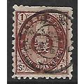 JAPAN 1876 1s BROWN SG 78 FINE USED#